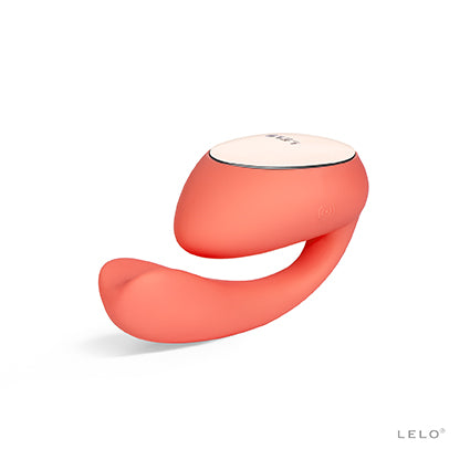 Lelo Ida Wave Dual Clitoral / G-Spot Vibrator Coral Red