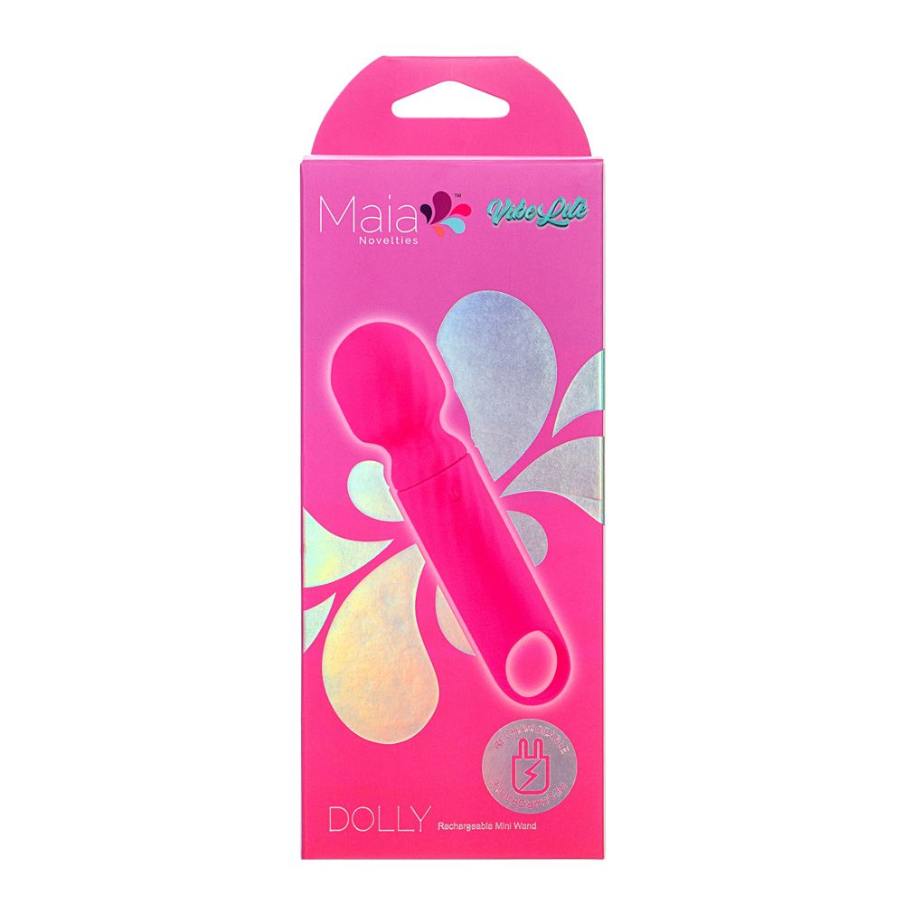 Dolly Pink Silicone Mini Wand Massager