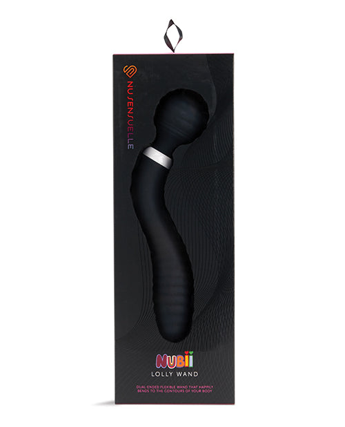 Sensuelle Nubii Lolly Body Wand Massager Black