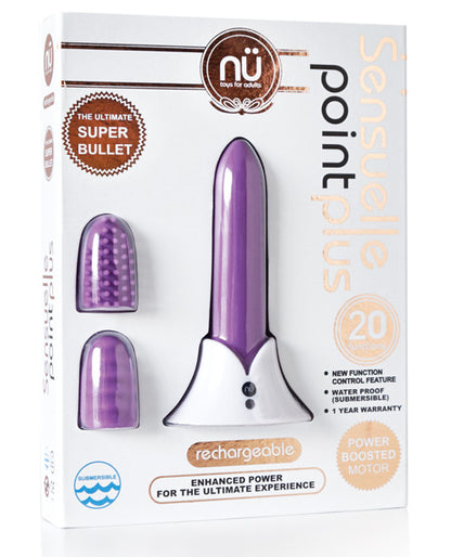 Sensuelle Point Plus Purple Bullet Vibrator