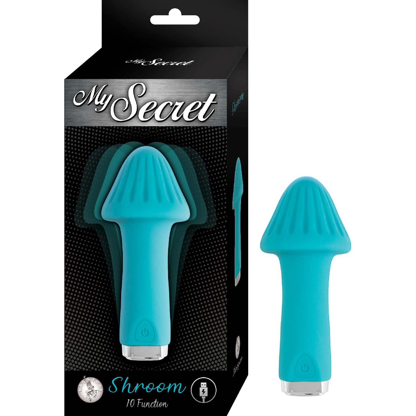 My Secret Shroom Clitoral Vibrator Aqua