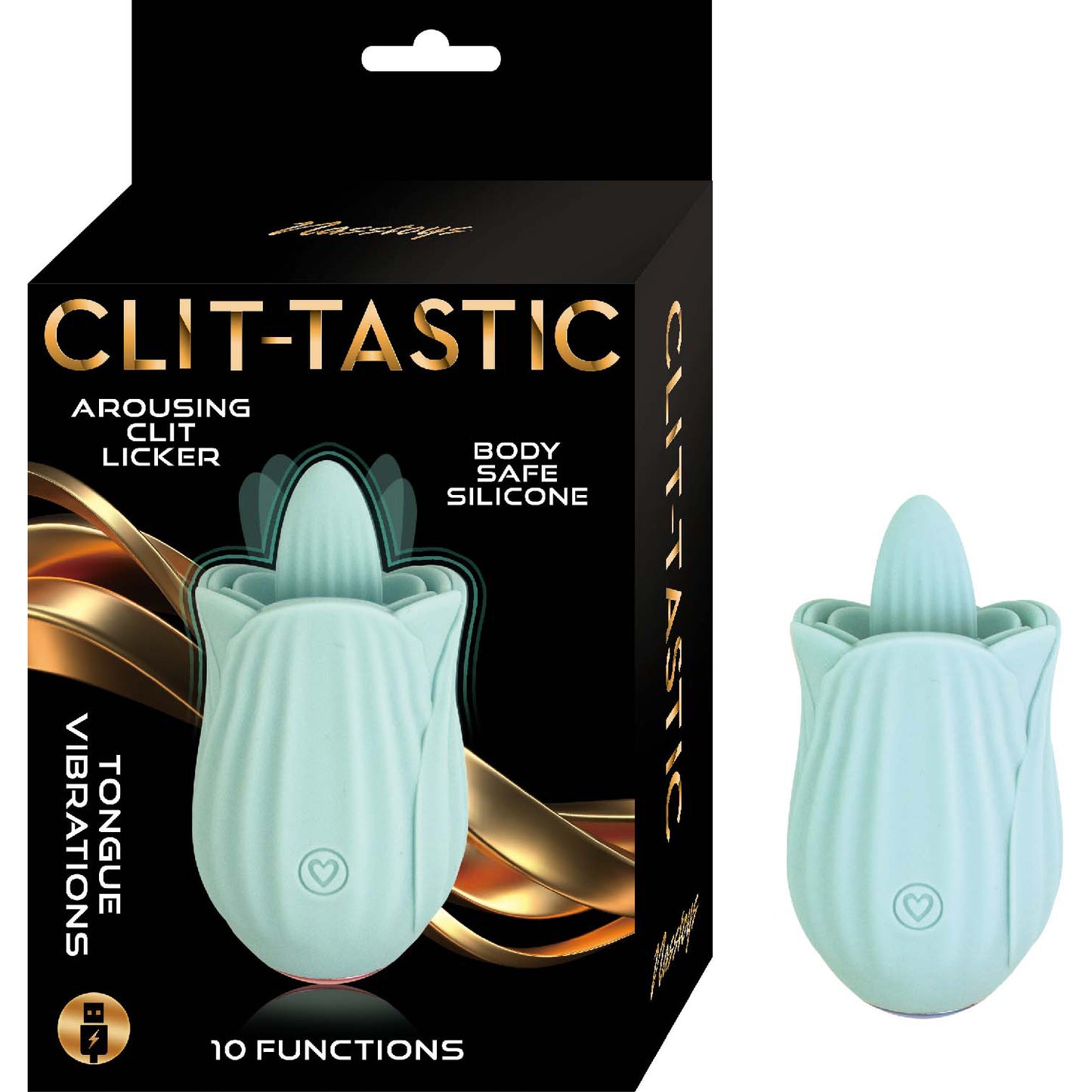 Clit-Tastic Arousing Clit Licker Aqua