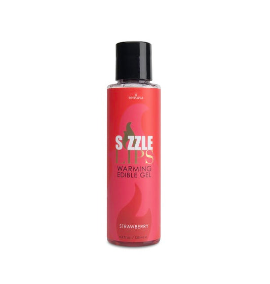 Sizzle Lips Warming Gel Strawberry 4.2 Oz