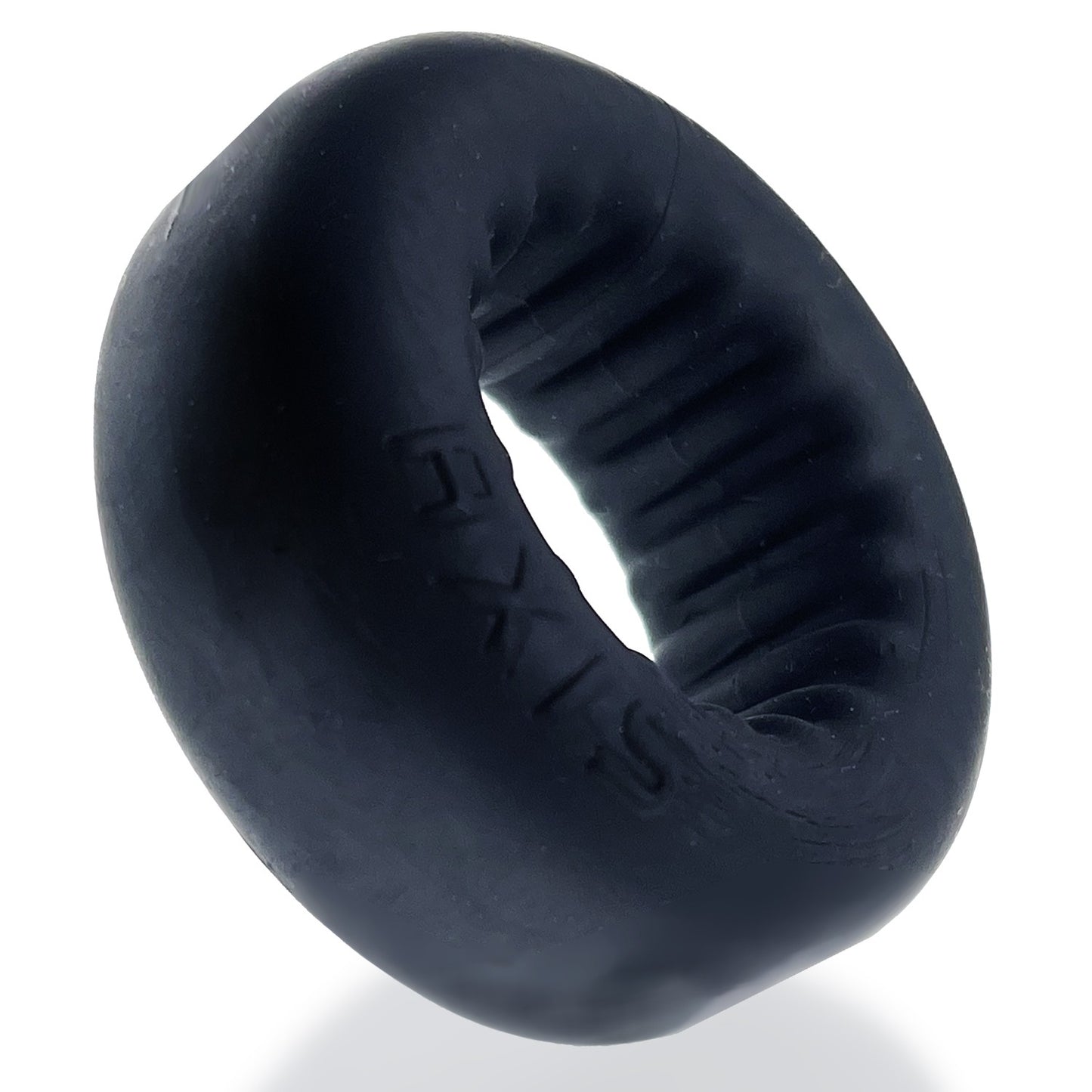 Axis Rib Griphold Cockring Black Ice