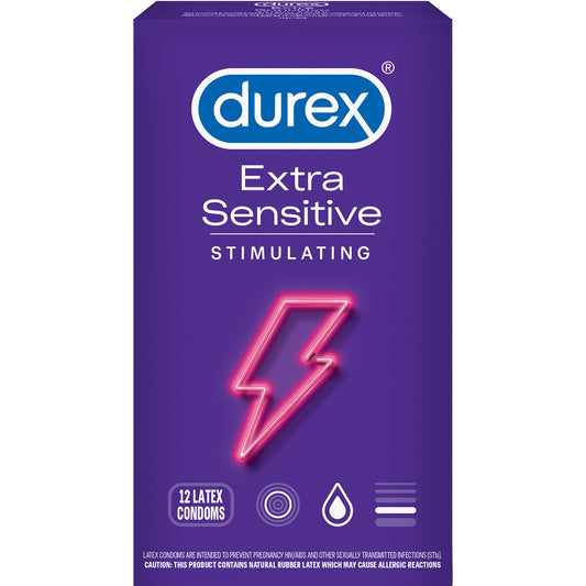 Durex Extra Sensitive Stimulating 12ct Condom
