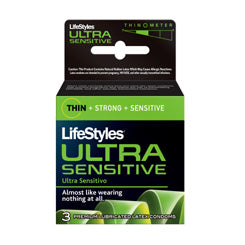 Lifestyles Ultra-sens-3pk Condom