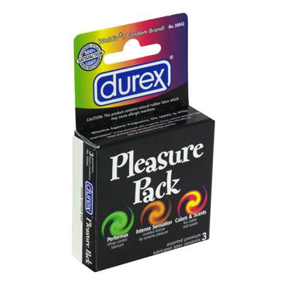 Durex Pleasure Pack 3pk Condom