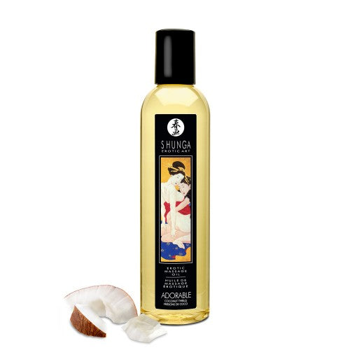 Erotic Massage Oil Coconut Thrills 8 Oz