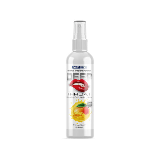 Swiss Navy Deep Throat Spray Mango 2 Oz