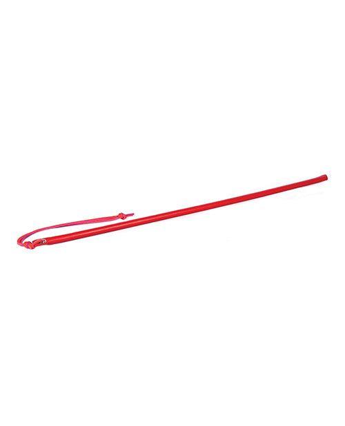 24"  Leather Wrapped Cane Red