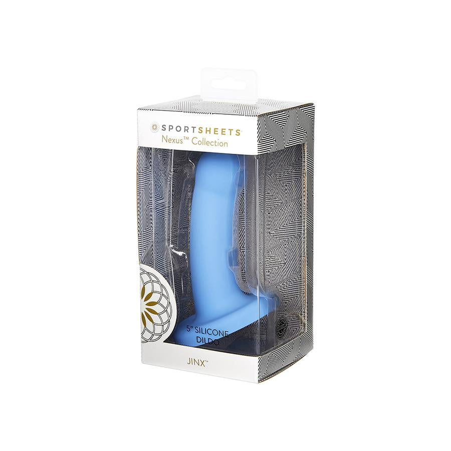 Nexus Jinx Periwinkle 5in Silicone Strap On Dildo