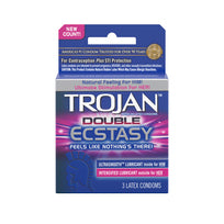 Trojan Double Ecstasy 3pk Condom