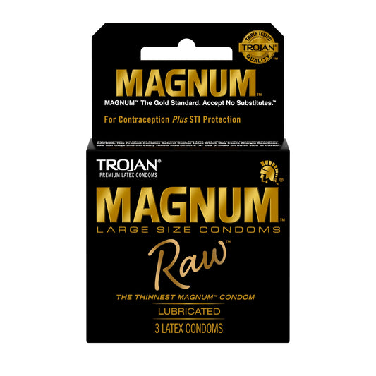 Trojan Magnum Raw 3 Pack Condom