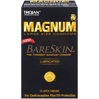 Trojan Magnum Bareskin 10 Pack Condom