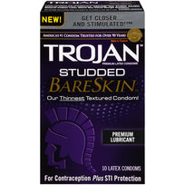 Trojan Studded Bareskin 10 Pack Condom