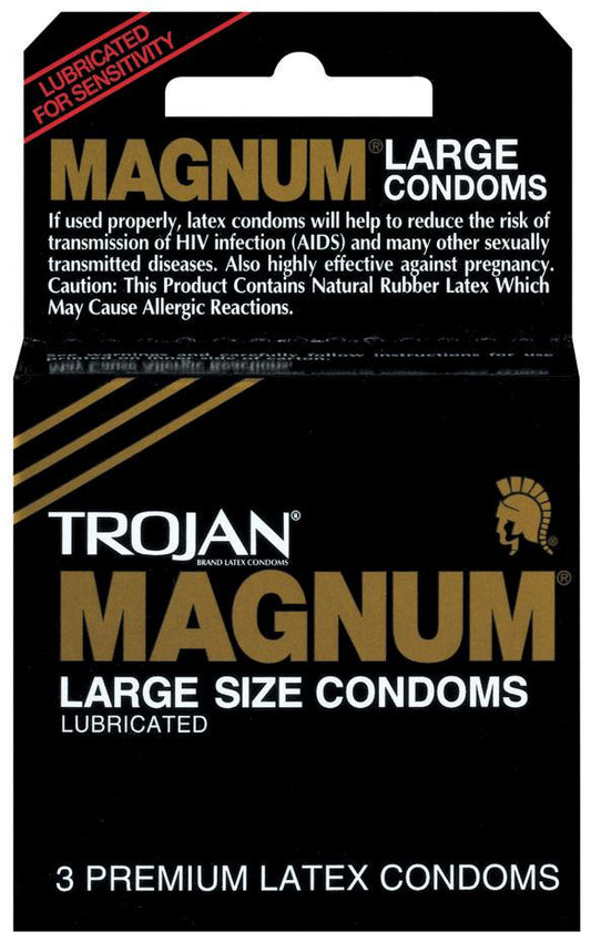 Trojan Magnums-3pk Condom