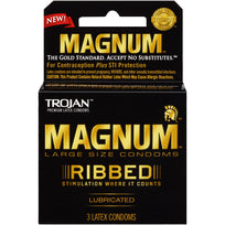 Trojan Magnum Ribbed 3pk Condom