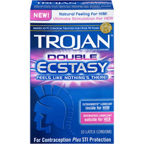 Trojan Double Ecstasy 10 Pack Condom