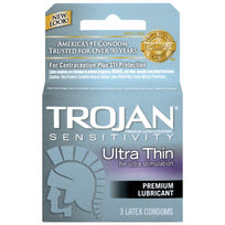 Trojan Ultra Thin Lube 3pk Condom