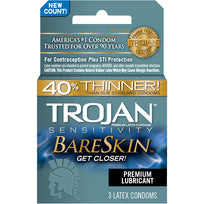 Trojan Bareskin 3 Pk Condom