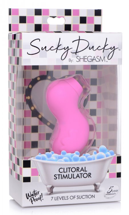 Inmi Shegasm Sucky Ducky Clitoral Stimulator Pink