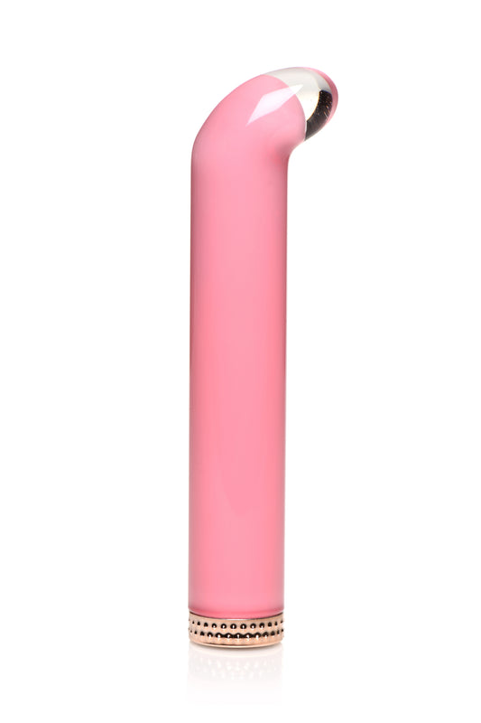 Prisms Glass 10x G-spot  Bullet Vibrator Pink