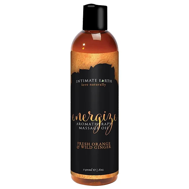 Intimate Earth Energize Massage Oil 4oz